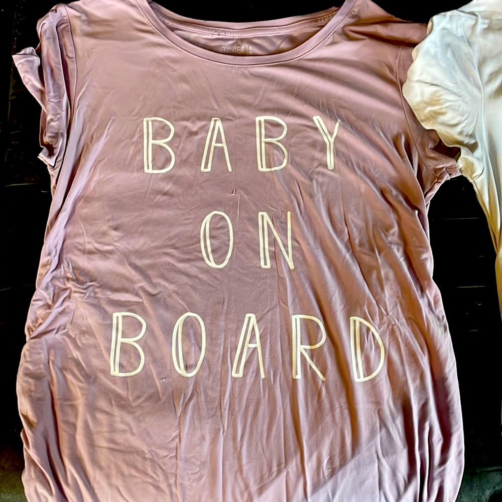 Multiple maternity tops